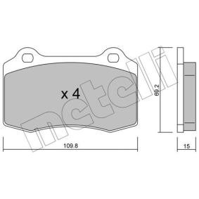Bremsbeläge 22-0251-2 von METELLI günstig für 32,56 € online kaufen