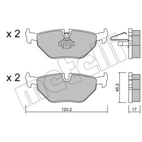 Bremsbeläge 22-0261-0 von METELLI günstig für 25,35 € online kaufen