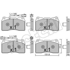 Bremsbeläge 22-0288-6 von METELLI günstig für 83,11 € online kaufen