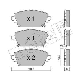 Bremsbeläge 22-0464-1 von METELLI günstig für 36,20 € online kaufen