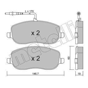 Bremsbeläge 22-0530-0 von METELLI günstig für 42,17 € online kaufen