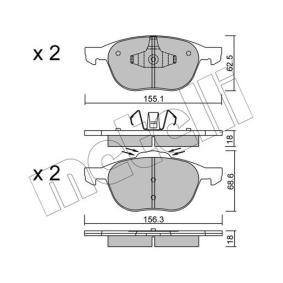Bremsbeläge 22-0534-1 von METELLI günstig für 46,40 € online kaufen