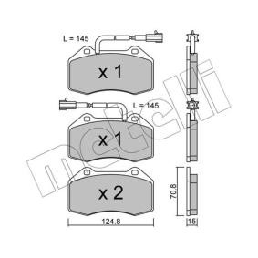 Compre Pastilhas de travão de METELLI online para 4C Spider (961_) a preços moderados
