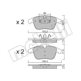 Bremsbeläge 22-0675-4 von METELLI günstig für 49,99 € online kaufen