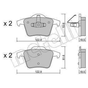 Bremsbeläge 22-0688-0 von METELLI günstig für 34,84 € online kaufen