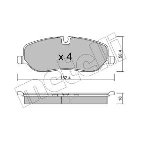 Bremsbeläge 22-0693-0 von METELLI günstig für 45,27 € online kaufen