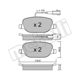 Bremsbeläge 22-0704-1 von METELLI günstig für 64,35 € online kaufen