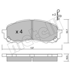 Bremsbeläge 22-0762-0 von METELLI günstig für 27,61 € online kaufen