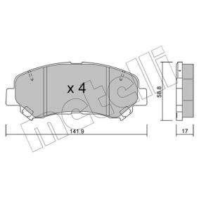 Compre Pastilhas de travão da METELLI 22-0792-0 a um preço baixo por 30,89 €