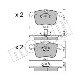 Bremsbeläge 22-0813-0 von METELLI günstig für 53,23 € online kaufen