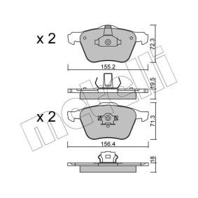 Bremsbeläge 22-0833-0 von METELLI günstig für 50,59 € online kaufen