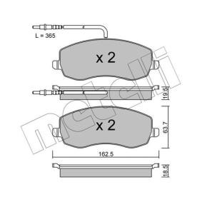 Bremsbeläge 22-0847-0 von METELLI günstig für 49,24 € online kaufen