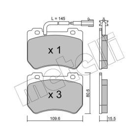 Bremsbeläge 22-0848-0 von METELLI günstig für 35,91 € online kaufen