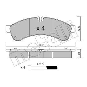 Bremsbeläge 22-0851-0 von METELLI günstig für 49,73 € online kaufen