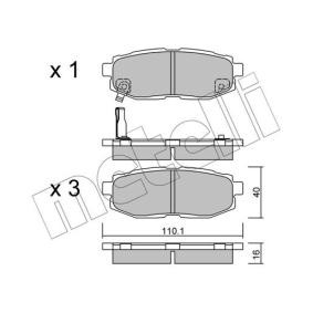 Bremsbeläge 22-0875-0 von METELLI günstig für 28,57 € online kaufen