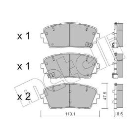 Bremsbeläge 22-0941-0 von METELLI günstig für 32,32 € online kaufen