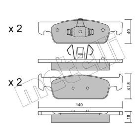 SMART Bremsbeläge von METELLI