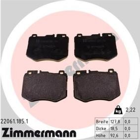 Bremsbeläge 22061.185.1 von ZIMMERMANN günstig für 61,95 € online kaufen