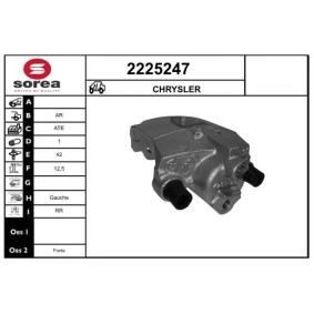 Bremssattel für CHRYSLER von EAI