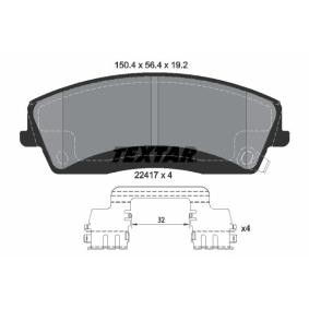 Bremsbeläge 2241701 von TEXTAR günstig für 83,70 € online kaufen