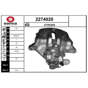 Bremssattel 2274020 von EAI günstig für 109,16 € online kaufen