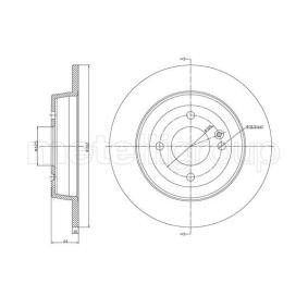 Compre Disco de travão da METELLI 23-1376C a um preço baixo por 58,27 €