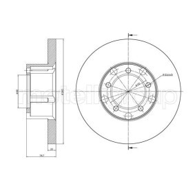 Compre Disco de travão da METELLI 23-1542C a um preço baixo por 37,23 €