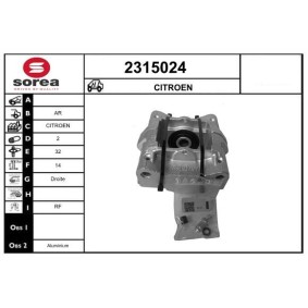 Bremssattel 2315024 von EAI günstig für 101,49 € online kaufen