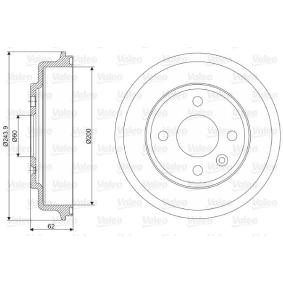 Acquista Tamburo freno da VALEO 237089 a buon mercato per soli 34,50 €