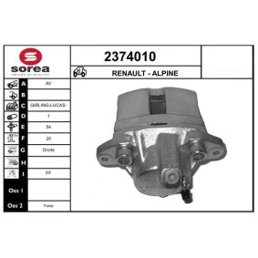 Acquista Pinza freno da EAI 2374010 a buon mercato per soli 98,20 €