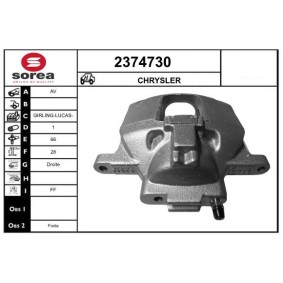 Bremssattel für CHRYSLER von EAI