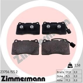Bremsbeläge 23756.155.2 von ZIMMERMANN günstig für 79,41 € online kaufen