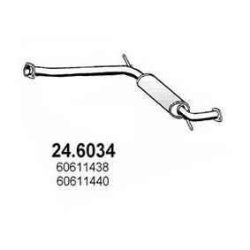 Acquista Marmitta centrale da ASSO 24.6034 a buon mercato per soli 175,33 €