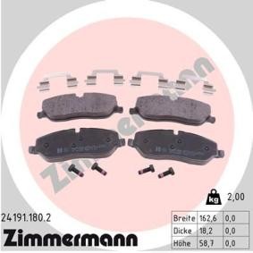 Bremsbeläge 24191.180.2 von ZIMMERMANN günstig für 60,39 € online kaufen