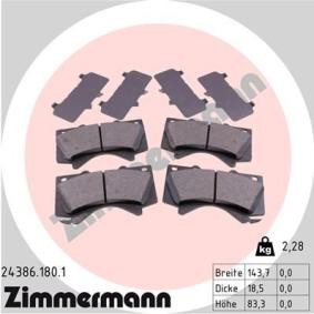 Bremsbeläge für LEXUS von ZIMMERMANN