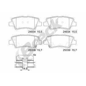 Achetez des Plaquettes de frein BRECK 25337 00 702 00 à prix pour 32,20 €