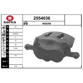 Bremssattel 2554036 von EAI günstig für 133,38 € online kaufen