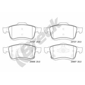 Achetez des Plaquettes de frein BRECK 25906 00 701 00 à prix pour 55,25 €