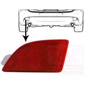 Acquista Catarifrangente posteriore da VAN WEZEL 2744929 a buon mercato per soli 22,36 €