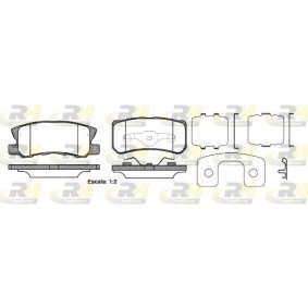 Compre Pastilhas de travão da ROADHOUSE 2803.22 a um preço baixo por 34,02 €