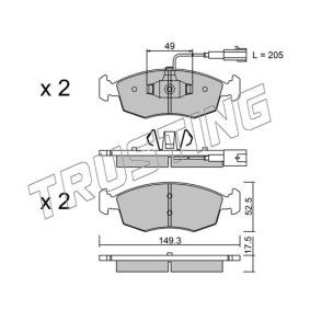 Bremsbeläge 283.4 von TRUSTING günstig für 84,29 € online kaufen