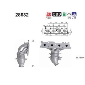 Acquista Catalizzatore da AS 28632 a buon mercato per soli 256,15 €