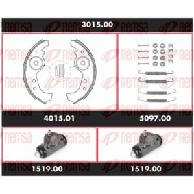 Comprar Kit frenos, disco de tambor de REMSA 3015.00 a bajo precio de 65,29 €