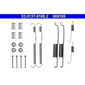 Comprar Juego de accesorios, zapatas de freno de ATE 03.0137-9169.2 a bajo precio de 16,00 €