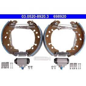 Acquista Kit freno, Freno a tamburo da ATE 03.0520-8920.3 a buon mercato per soli 192,33 €