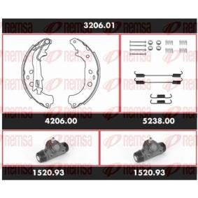 Comprar Kit frenos, disco de tambor de REMSA 3206.01 a bajo precio de 81,24 €