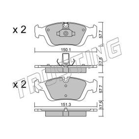 Bremsbeläge 321.0 von TRUSTING günstig für 81,95 € online kaufen
