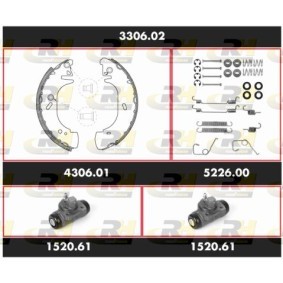 Bremsensatz, Trommelbremse 3306.02 von ROADHOUSE günstig für 89,94 € online kaufen