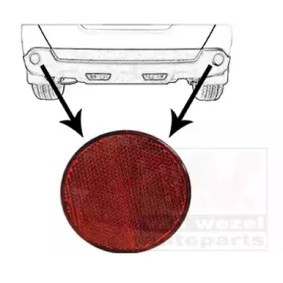 Rückstrahler 3368930 von VAN WEZEL günstig für 19,05 € online kaufen