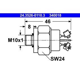 Bremslichtschalter 24.3526-0110.3 STEYR von ATE